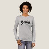 Custom Name / Text Berlin Germany Coordinates トライブレンドＴシャツ (正面全体)