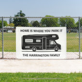 Custom name & text Camper Van 横断幕 (インサイチュ)