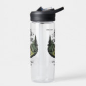 Custom Name & Text Camping ウォーターボトル (左面)