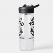 Custom Name & Text Camping ウォーターボトル (左面)