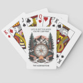 Custom Name & Text Camping トランプ (裏面)