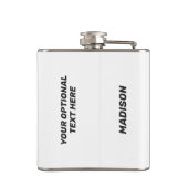 Custom Name & Text Camping フラスク (裏面)