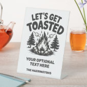 Custom Name & Text Camping 台座サイン (インサイチュ)