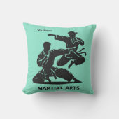 Custom Name, Text & Color Martial Arts クッション (正面)