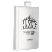 Custom Name & Text Hiking フラスク (右)