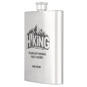Custom Name & Text Hiking フラスク (左)