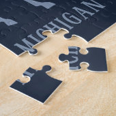 Custom Name & Text Mackinac Island ジグソーパズル (側面)