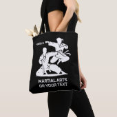 Custom Name & Text Martial Arts トートバッグ (クローズアップ)