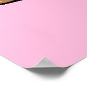 Custom Name & Text Unicorn Poop ポスター (角)