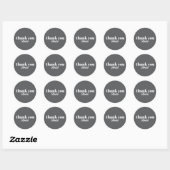 Custom Name Thank You Stickers ラウンドシール (シート)