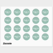 Custom Name Thank You Stickers ラウンドシール (シート)