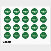 Custom Name Thank You Stickers ラウンドシール (シート)