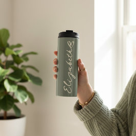 Custom Name Thermal Tumbler Gift for Bridal Party タンブラー