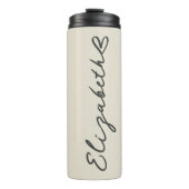 Custom Name Thermal Tumbler Gift for Bridesmaids タンブラー (正面)
