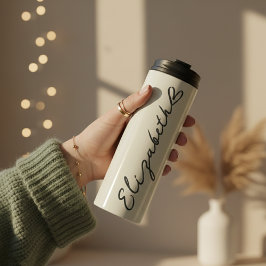 Custom Name Thermal Tumbler Gift for Bridesmaids タンブラー