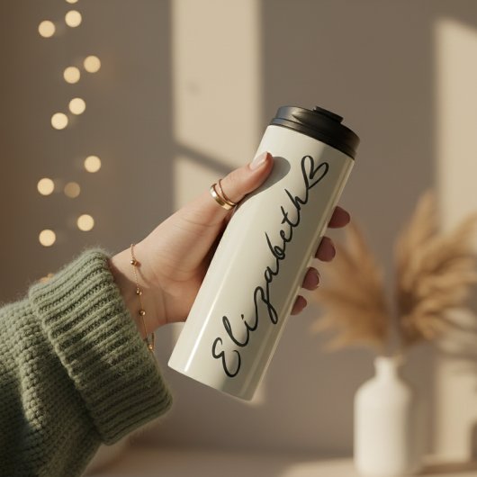 Custom Name Thermal Tumbler Gift for Bridesmaids タンブラー