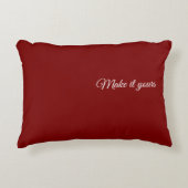 Custom Name Throw Pillow – Geometric Gradient Desi アクセントクッション (正面)