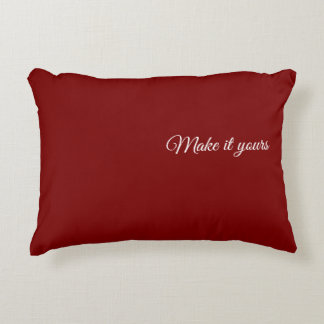 Custom Name Throw Pillow – Geometric Gradient Desi アクセントクッション