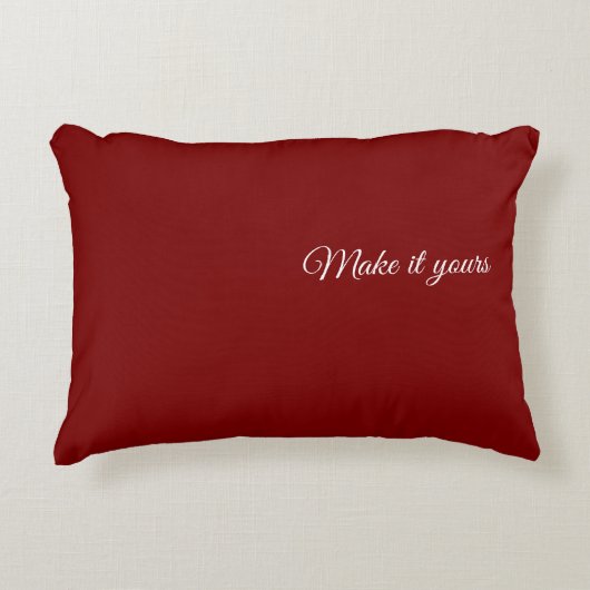 Custom Name Throw Pillow – Geometric Gradient Desi アクセントクッション (正面)