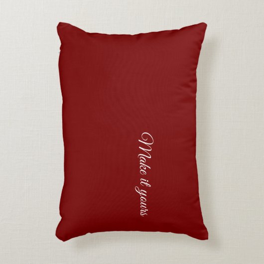 Custom Name Throw Pillow – Geometric Gradient Desi アクセントクッション (正面(垂直))