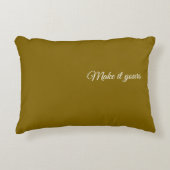Custom Name Throw Pillow – Geometric Gradient Desi アクセントクッション (正面)