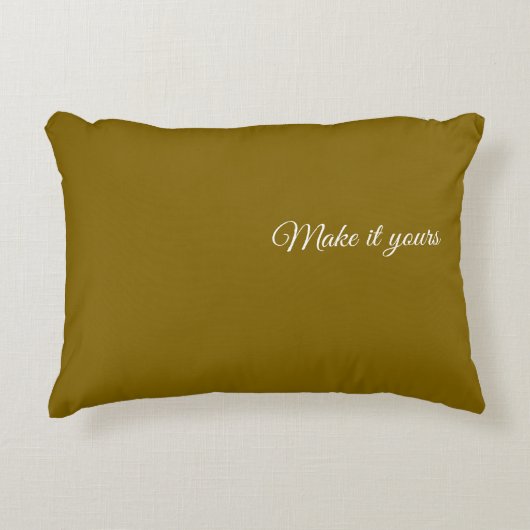 Custom Name Throw Pillow – Geometric Gradient Desi アクセントクッション (正面)