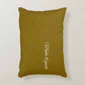 Custom Name Throw Pillow – Geometric Gradient Desi アクセントクッション (正面(垂直))