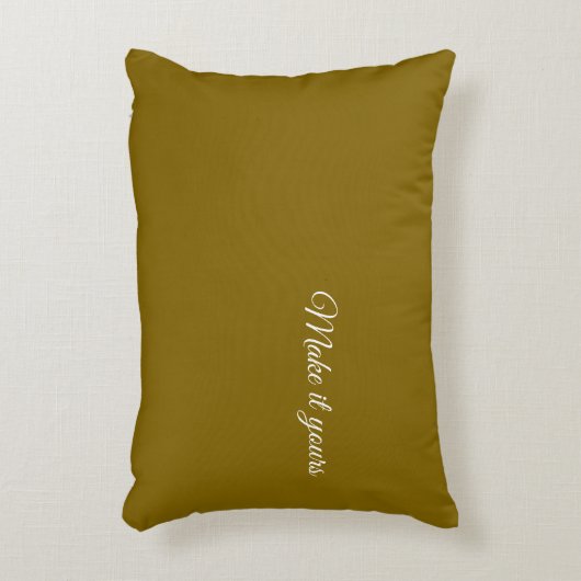 Custom Name Throw Pillow – Geometric Gradient Desi アクセントクッション (正面(垂直))