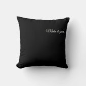 Custom Name Throw Pillow – Geometric Gradient Desi クッション (正面)