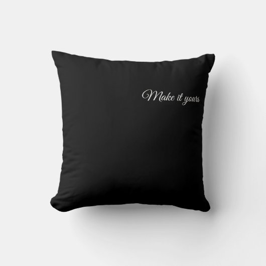 Custom Name Throw Pillow – Geometric Gradient Desi クッション (正面)