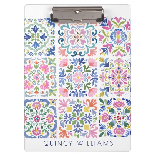 Custom Name Tile Mosaic  クリップボード (正面)