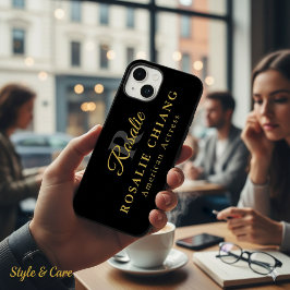 Custom Name & Title with Monogram Case-Mate iPhone 14ケース