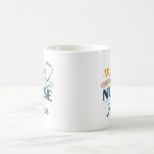 Custom Name Trust Me I'm a Nurse Coffee Mug Gift コーヒーマグカップ (中央)