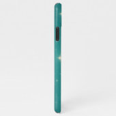 Custom Name Turquoise Starry iPhoneケース (右側)