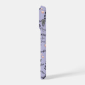 Custom Name Typography Pattern iPhoneケース (左側面)