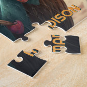 Custom Name Vacation Cat ジグソーパズル (側面)