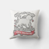 Custom Name Valentine 6lb of Fluff 7lb of Zoomies クッション (裏面)