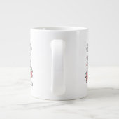 Custom Name Valentine 6lb of Fluff 7lb of Zoomies ジャンボコーヒーマグカップ (裏面)