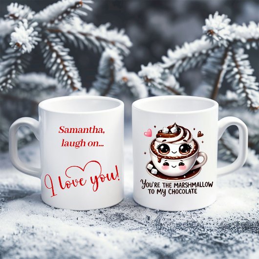 Custom Name Valentine Mug Funny Food Love Gift コーヒーマグカップ