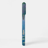 Custom Name Water Lilies by Claude Monet iPhoneケース (右側面)