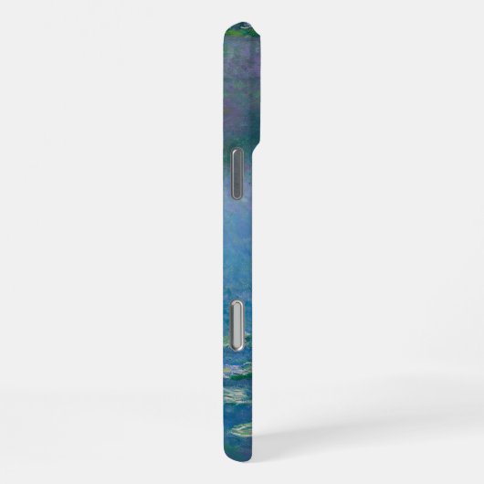 Custom Name Water Lilies by Claude Monet iPhoneケース (右側面)