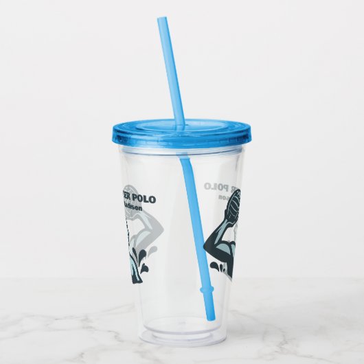 Custom Name Water Polo アクリルタンブラー (左)