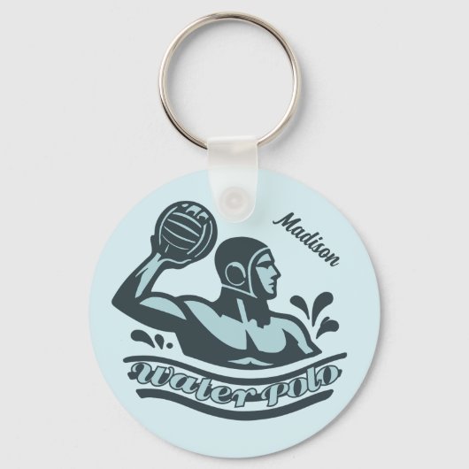 Custom Name Water Polo キーホルダー (正面)