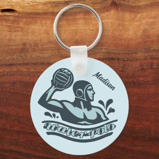 Custom Name Water Polo キーホルダー (裏面)