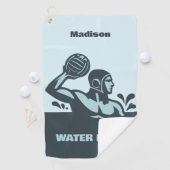 Custom Name Water Polo ゴルフタオル (インサイチュ)