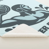 Custom Name Water Polo シェルパブランケット (3/4)