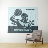 Custom Name Water Polo タペストリー (インサイチュ(横))