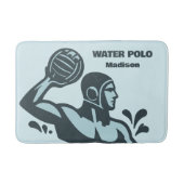 Custom Name Water Polo バスマット (正面)