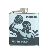 Custom Name Water Polo フラスク (正面)