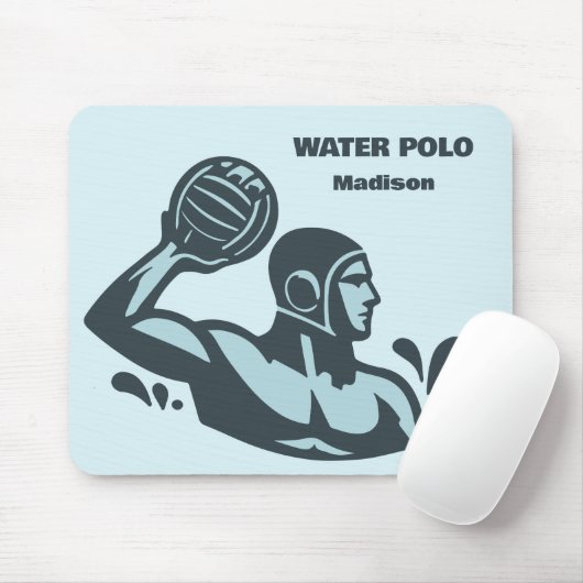 Custom Name Water Polo マウスパッド (マウス)
